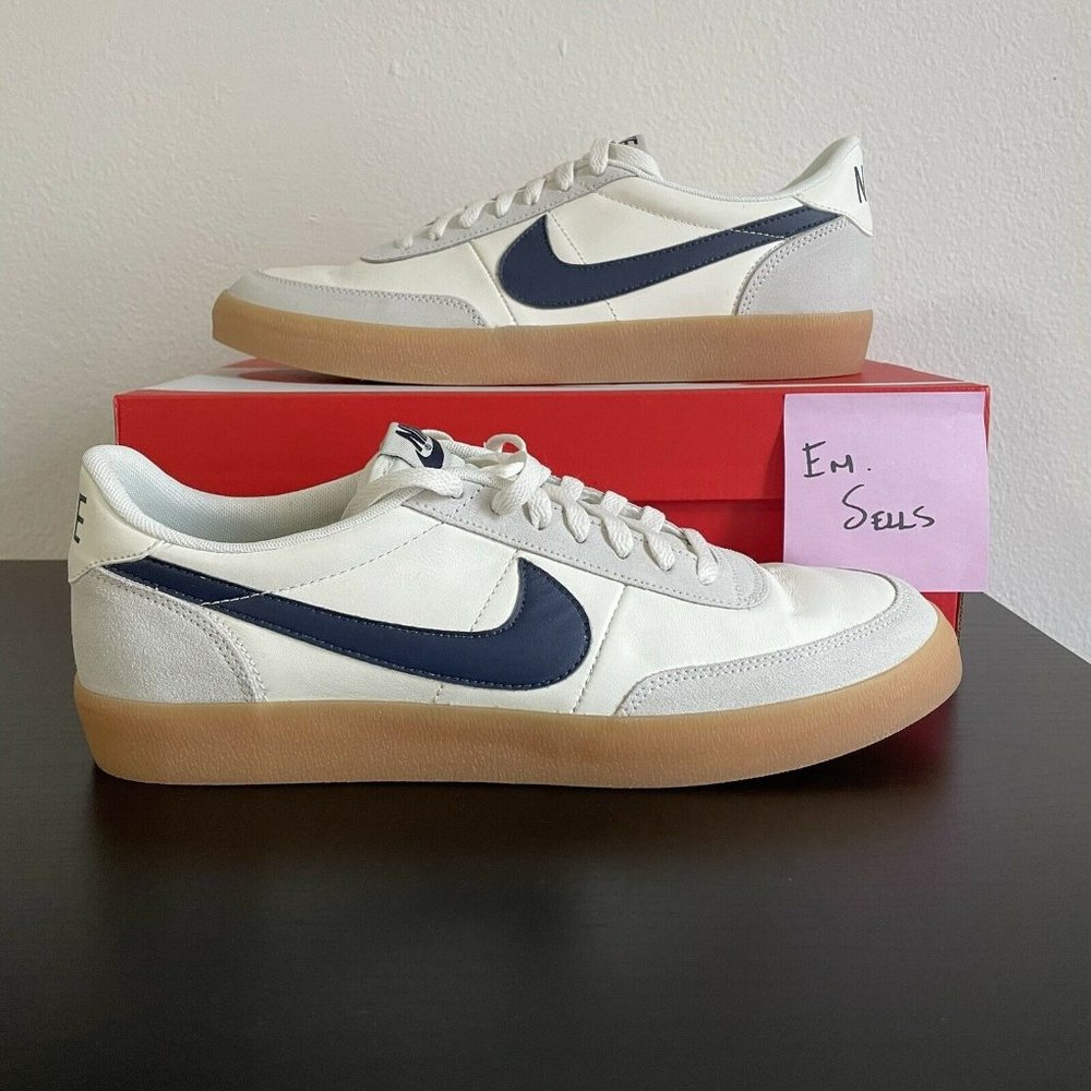 Nike x J Crew Killshot 2 Leather Sail Midnight Navy Gum 432997-107 Men's Sizes